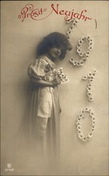 Prosit Neujahr 1970 Postcard