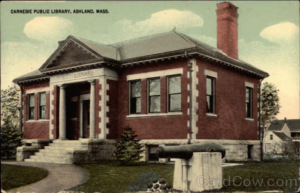 Carnegie Public Library, Ashland, Mass Massachusetts