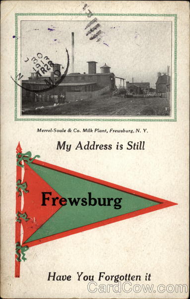 Merrel-Soule & Co. Milk Plant Frewsburg New York