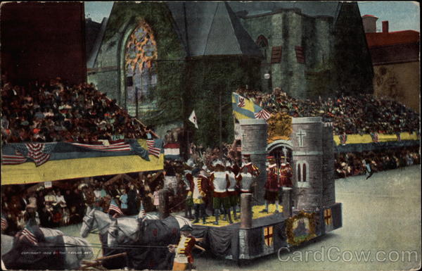 Arrest of Penn Float in Historical Parade Philadelphia Pennsylvania