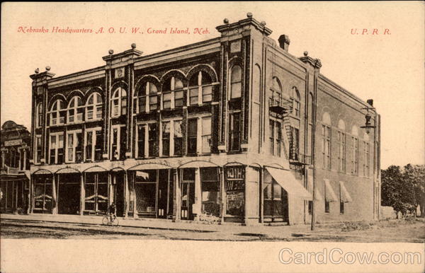 Nebraska Headquarters A. O. U. W Grand Island