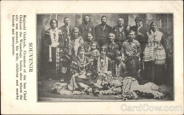 Reginald Oshkosh and Family Native Americana