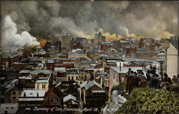 Burning of San Francisco, April 18, 1906 California
