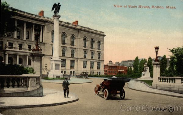 View at State House Boston Massachusetts