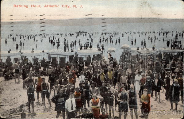 Bathing Hour Atlantic City New Jersey