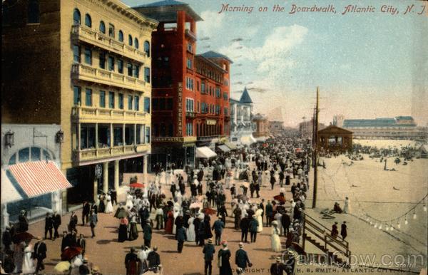 Morning on the Boardwalk Atlantic City New Jersey