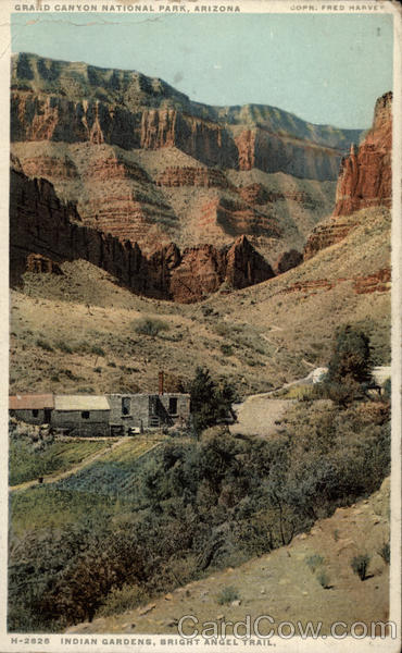 Indian Gardens, Bright Angel Trail Grand Canyon National Park Arizona