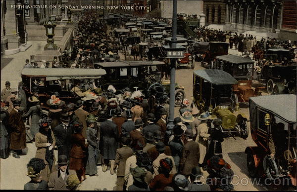 Fifth Avenue on Sunday Morning New York