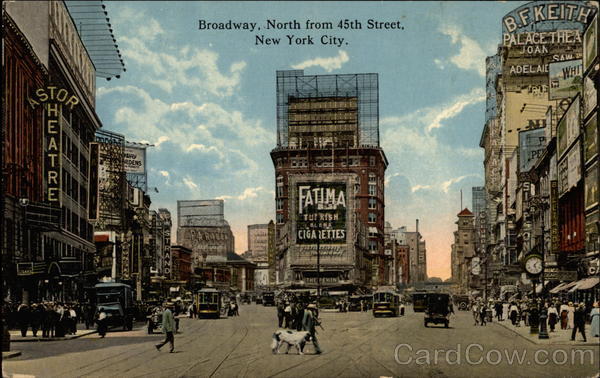Broadway, North from 45th Street New York