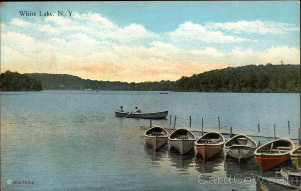 Canoes White Lake New York