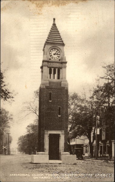 Memorial Clock Tower Niagara-on-the-Lake Canada Ontario