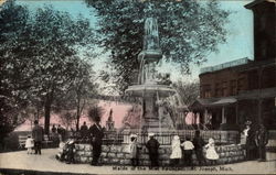 Maids of the Mist Fountain Postcard