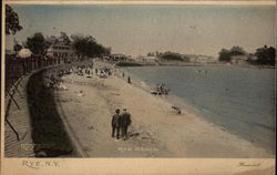 Rye Beach New York Postcard Postcard