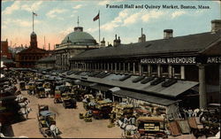 Faneuil Hall and Quincy Market Postcard