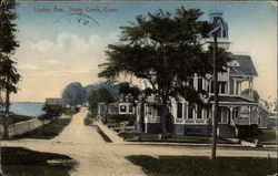 Linden Avenue Stony Creek, CT Postcard Postcard