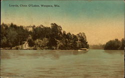 Loyola, Chain O'Lakes Waupaca, WI Postcard Postcard