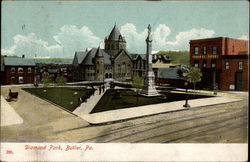 Diamond Park Butler, PA Postcard Postcard