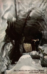 Crevice in Hallett's Glacier Postcard