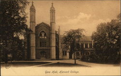 Gore Hall, Harvard College Cambridge, MA Postcard Postcard