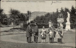 Chinese Women at Sutro Heights Postcard