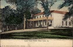 Lake View Hotel Clear Lake, IA Postcard Postcard