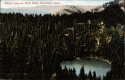 Mirror Lake on West Baldy Mountain Postcard