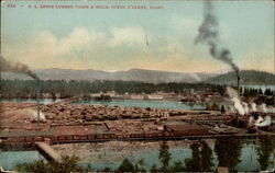 B.L. Lewis Lumber Yards and Mills Coeur D'Alene, ID Postcard Postcard