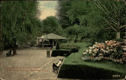 Elizabeth Park, Sunken Garden, View from Terrace Postcard