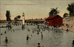 Swimming Pool, Old Reservoir, Syracuse, N.Y Postcard