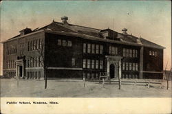 Public School Wadena, MN Postcard Postcard