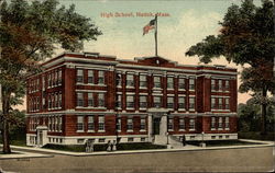 High School Natick, MA Postcard Postcard