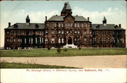 McDonough School in Baltimore County Postcard