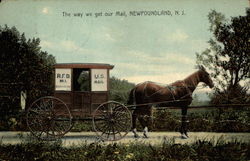 The Way We Get Our Mail Newfoundland, NJ Postcard Postcard