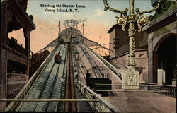 Shooting the Chutes, Luna Postcard