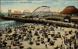 LIck's Home Pier Ocean Park, CA Postcard Postcard