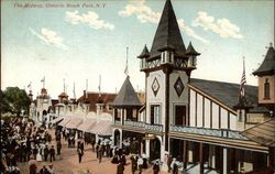 The Midway, Ontario Beach Park Postcard