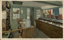 A Cent Shop of 1830, Essex Institute Postcard