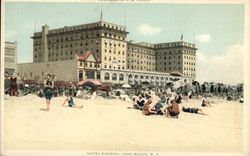 Hotel Nassau Long Beach, NY Postcard Postcard