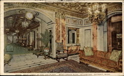 Main Lobby of The Lee-Plaza Postcard