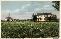 Suburban Home Near Carlsbad, N.M Postcard