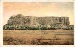 Mesa Encantada - The Enchanted Mesa Postcard
