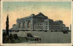 Union Station and Plaza Postcard