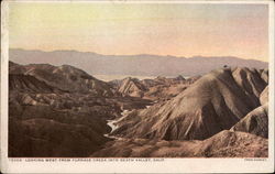 Looking West from Furnace Creek into Death Valley Postcard