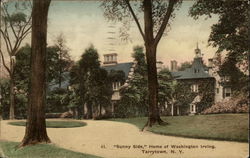 "Sunny Side," Home of Washington Irving Tarrytown, NY Postcard Postcard