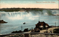 View from Canadian Side Niagara, Canada Misc. Canada Postcard Postcard