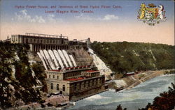 Hydro Power House, and Terminus of Great Hydro Power Canal Postcard