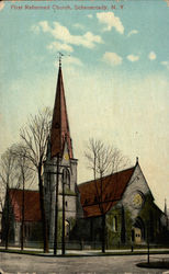 First Reformed Church Postcard