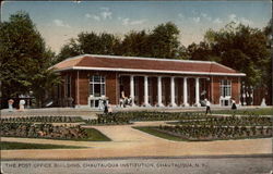 The Post Office Building, Chautauqua Institution Postcard