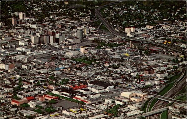 Hollywood and the Hollywood Freeway California Joseph Jasgur