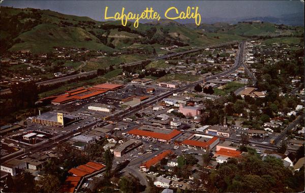 Aerial View of Lafayette City California